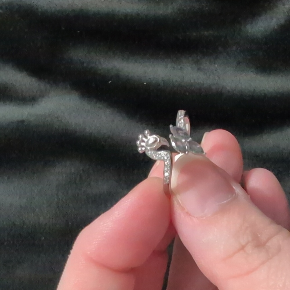 R618 Sterling Silver Peacock Ring - Fragrant Jewels